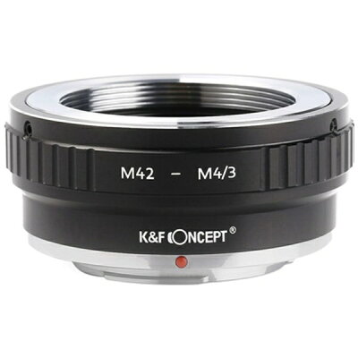 K&F Concept KF-42M43-2 マウントアダプター レンズ側：M42 ボディ側：マイクロフォーサーズ